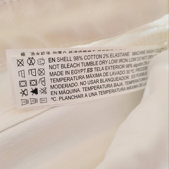 Forever 21 NWT White jeans distressed regular cut size 30 - Picture 6 of 6